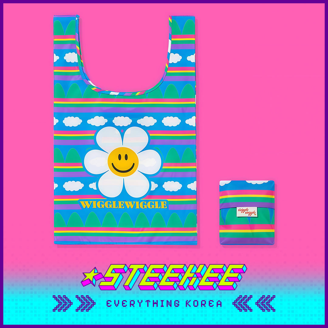 Wiggle Wiggle Foldable Eco-Friendly Portable Large Capacity Multi-Functional Shopping Bag Picnic Bag by Steekee Korea 4427