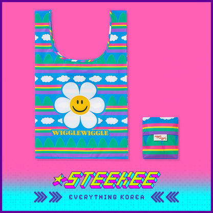 Wiggle Wiggle Foldable Eco-Friendly Portable Large Capacity Multi-Functional Shopping Bag Picnic Bag by Steekee Korea 4427