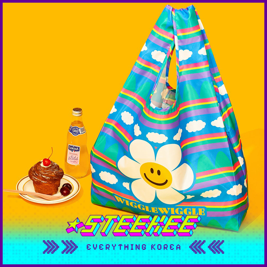 Wiggle Wiggle Foldable Eco-Friendly Portable Large Capacity Multi-Functional Shopping Bag Picnic Bag by Steekee Korea 4427