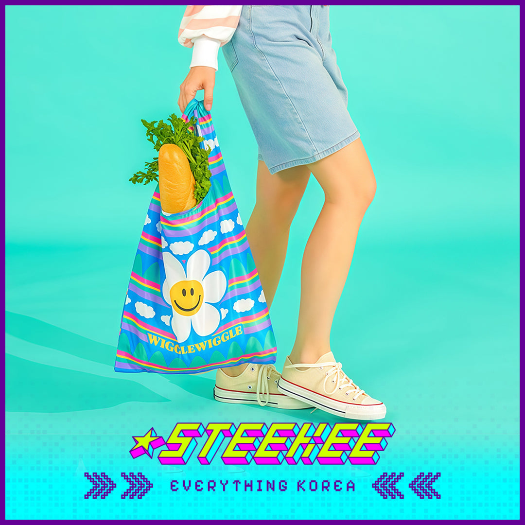 Wiggle Wiggle Foldable Eco-Friendly Portable Large Capacity Multi-Functional Shopping Bag Picnic Bag by Steekee Korea 4427