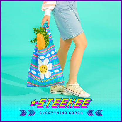 Wiggle Wiggle Foldable Eco-Friendly Portable Large Capacity Multi-Functional Shopping Bag Picnic Bag by Steekee Korea 4427