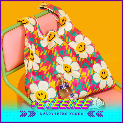 Wiggle Wiggle Foldable Eco-Friendly Portable Large Capacity Multi-Functional Shopping Bag Picnic Bag by Steekee Korea 4427