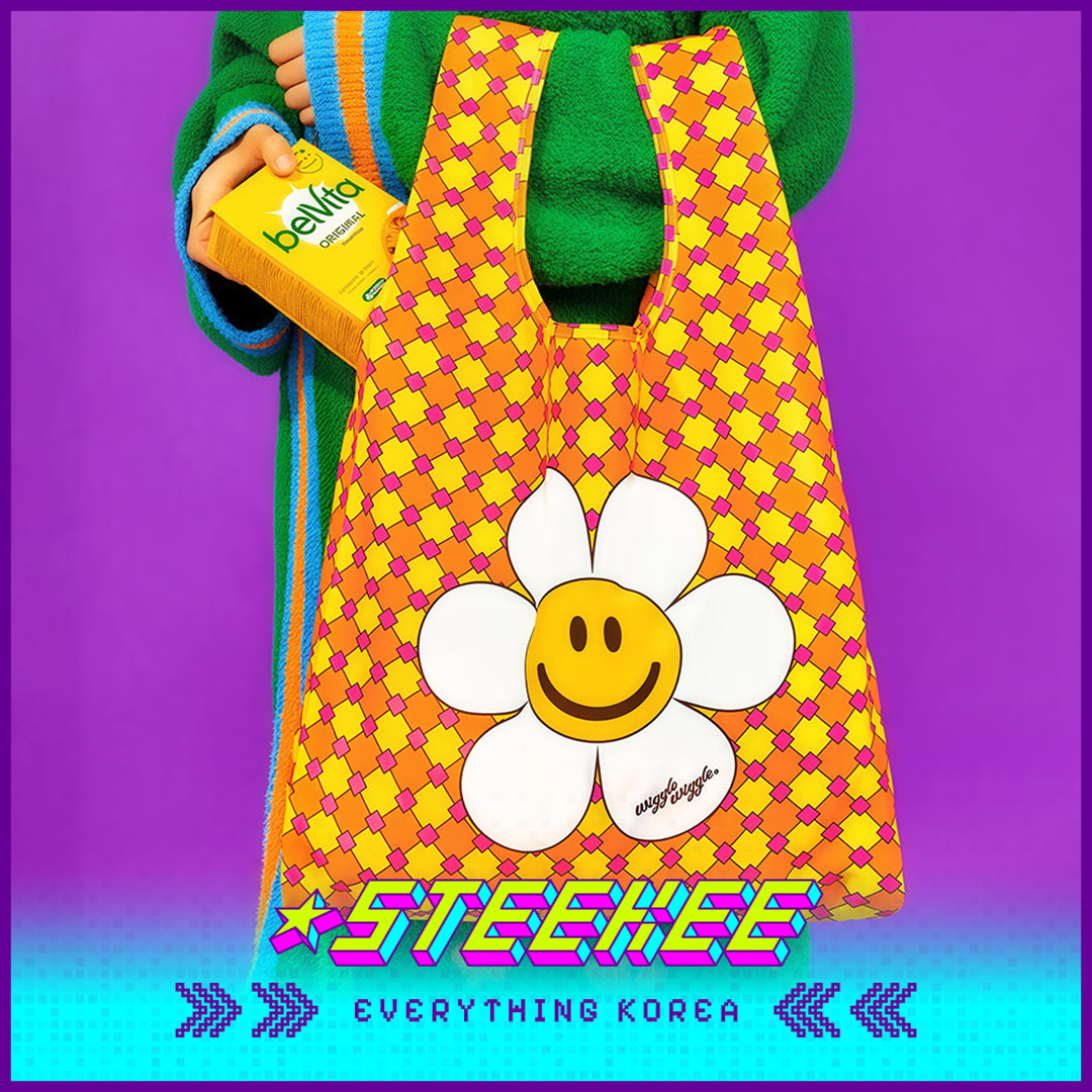 Wiggle Wiggle Foldable Eco-Friendly Portable Large Capacity Multi-Functional Shopping Bag Picnic Bag by Steekee Korea 4427