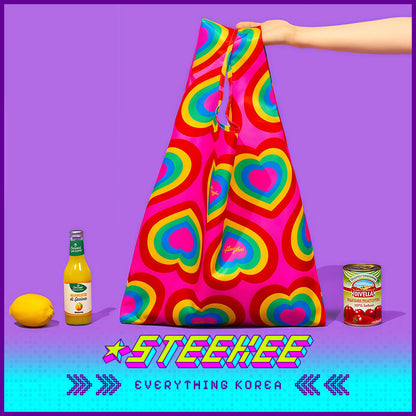 Wiggle Wiggle Foldable Eco-Friendly Portable Large Capacity Multi-Functional Shopping Bag Picnic Bag by Steekee Korea 4427