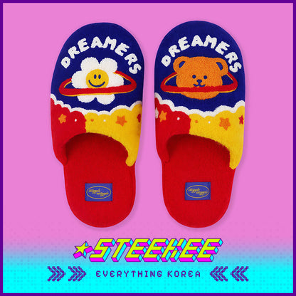 Wiggle Wiggle Plush Warm Home Indoor Slippers by Steekee Korea 4432