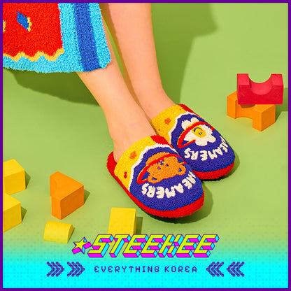 Wiggle Wiggle Plush Warm Home Indoor Slippers by Steekee Korea 4432