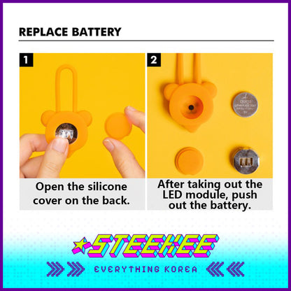 Wiggle Wiggle Pet Cute Night Walking LED Dog Light by Steekee Korean 4435