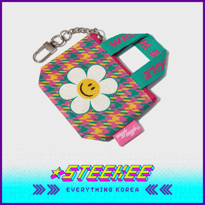 Wiggle Wiggle Mini Tote Woven Bag Keychain Pendant Accessory by Steekee Korea 4439