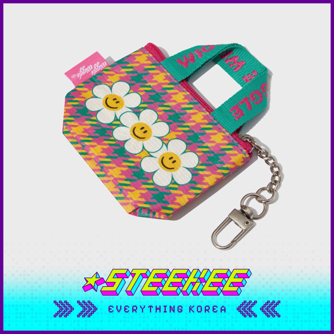 Wiggle Wiggle Mini Tote Woven Bag Keychain Pendant Accessory by Steekee Korea 4439