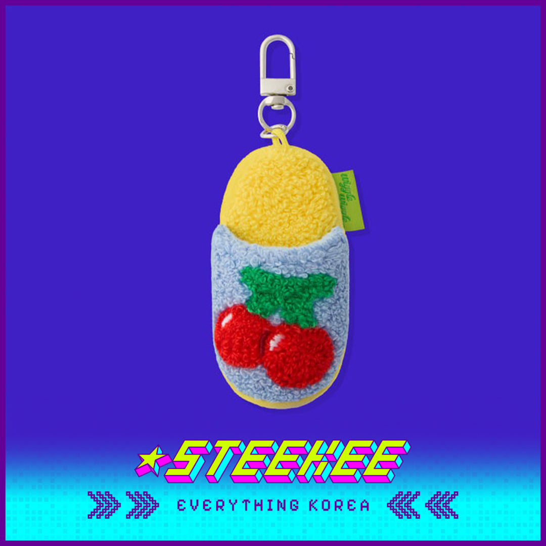 Wiggle Wiggle Mini Slippers Plush Keychain Pendant Accessories by Steekee Korea 4440