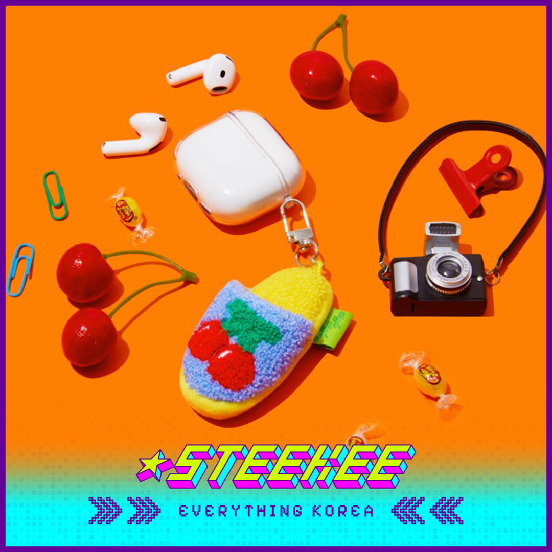 Wiggle Wiggle Mini Slippers Plush Keychain Pendant Accessories by Steekee Korea 4440