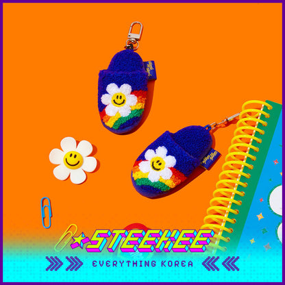 Wiggle Wiggle Mini Slippers Plush Keychain Pendant Accessories by Steekee Korea 4440
