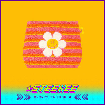 Wiggle Wiggle Travel Portable Large Capacity Soft Plush Storage Bag Cosmetic Bag by Steekee Korea 4443