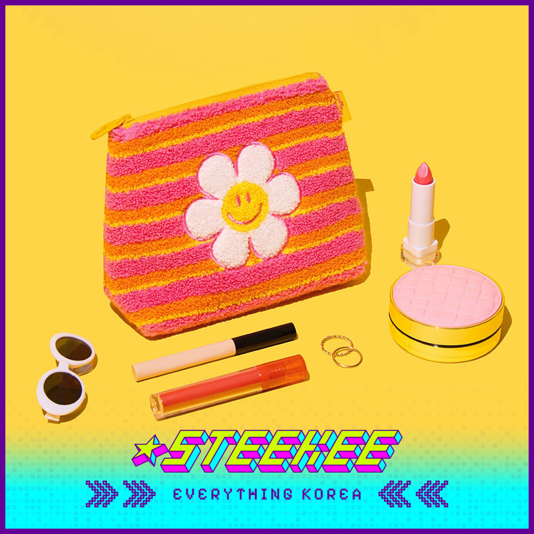 Wiggle Wiggle Travel Portable Large Capacity Soft Plush Storage Bag Cosmetic Bag by Steekee Korea 4443