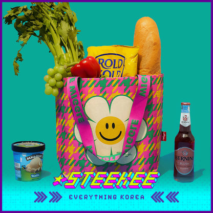 Wiggle Wiggle Multifunctional Portable Reusable Eco-Friendly Shopping Bag Handbag by Steekee Korea 4444