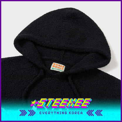 Wiggle Wiggle Hooded Autumn and Winter Warm Pajamas Set Casual Home Clothes by Steekee Korea 4448