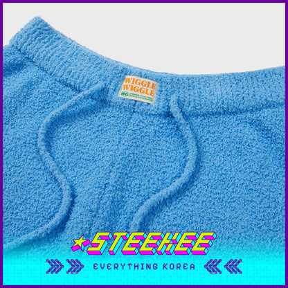 Wiggle Wiggle Hooded Autumn and Winter Warm Pajamas Set Casual Home Clothes by Steekee Korea 4448