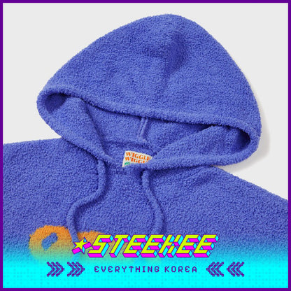 Wiggle Wiggle Hooded Autumn and Winter Warm Pajamas Set Casual Home Clothes by Steekee Korea 4448