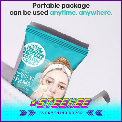 Ariul Stress Relieving Soothing Pure Hydrating Toning Pad Set of 3 by Steekee Korea 4455
