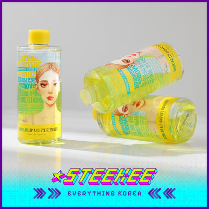 Ariul Soothing Gentle Micellar Eye and Lip Makeup Remover for Sensitive Skin 300ml by Steekee Korea 4459