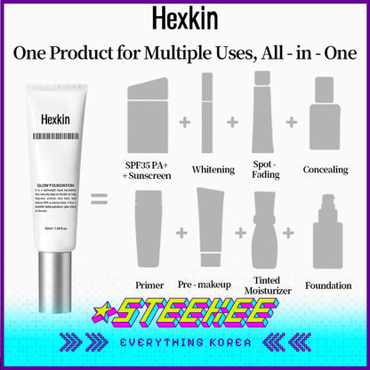 Hexkin Multi-Effect Sunscreen Glow Foundation 50ml by Steekee Korea 4458