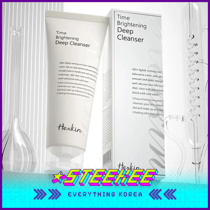 Hexkin Time Brightening Deep Cleanser 120g by Steekee Korea 4469