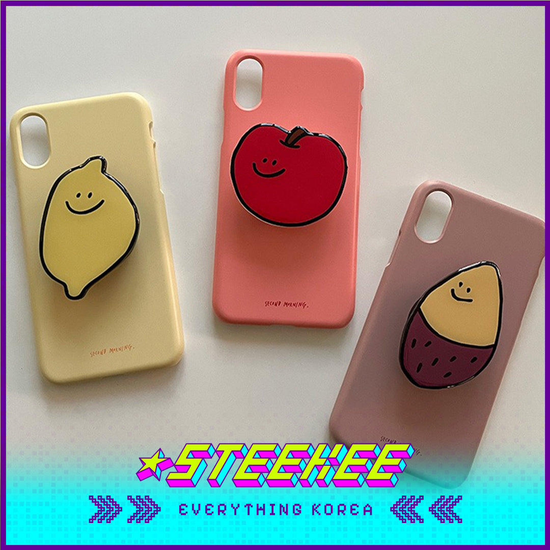 SECOND MORNING Lemon Apple Sweet Potato Retractable Airbag Phone Holde – Steekee SECOND MORNING Lemon Apple Sweet Potato Retractable Airbag Phone Holde – Steekee