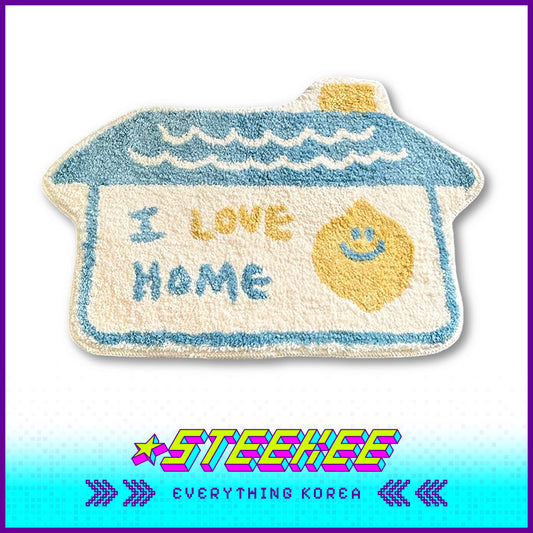 SECOND MORNING House-Shaped Soft Floor Mat Foot Mat by Steekee Korea 4481