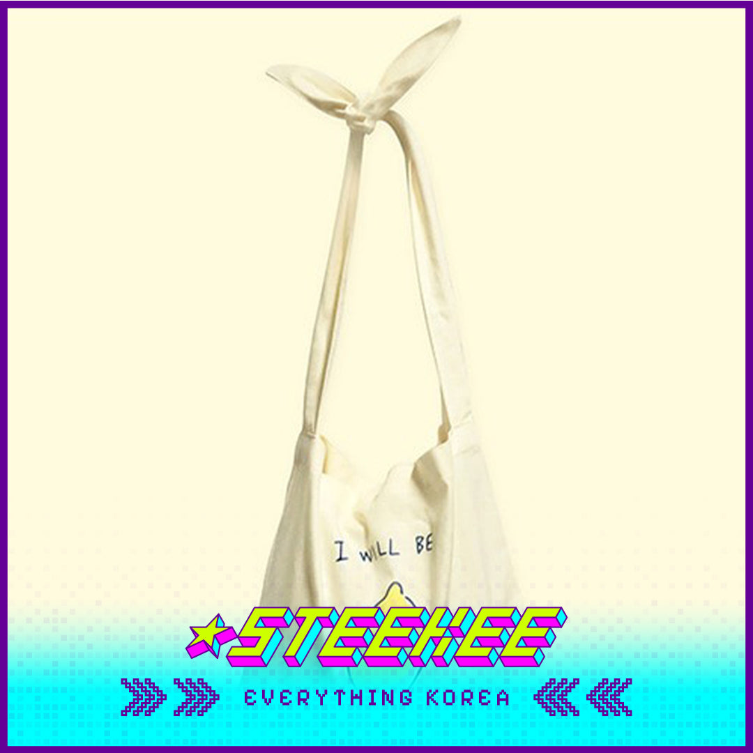 SECOND MORNING Lemon Print Cotton Eco-Friendly Bag by Steekee Korea 4486