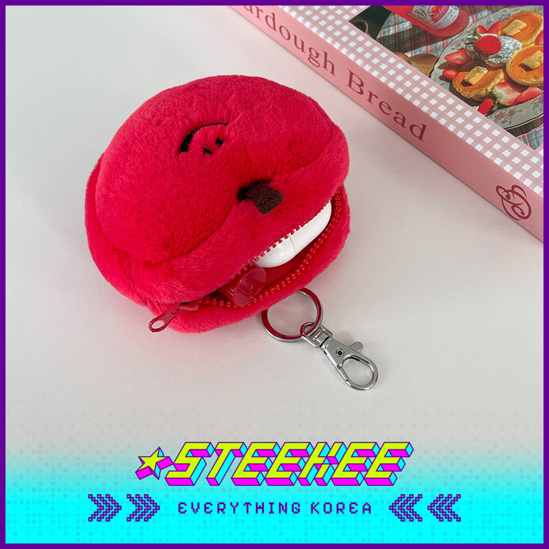 SECOND MORNING Lemon Sweet Potato Carrot Apple Plush Mini Storage Bag by Steekee Korea 4489