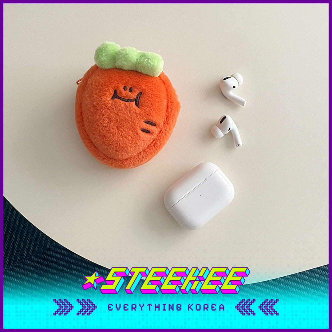 SECOND MORNING Lemon Sweet Potato Carrot Apple Plush Mini Storage Bag by Steekee Korea 4489