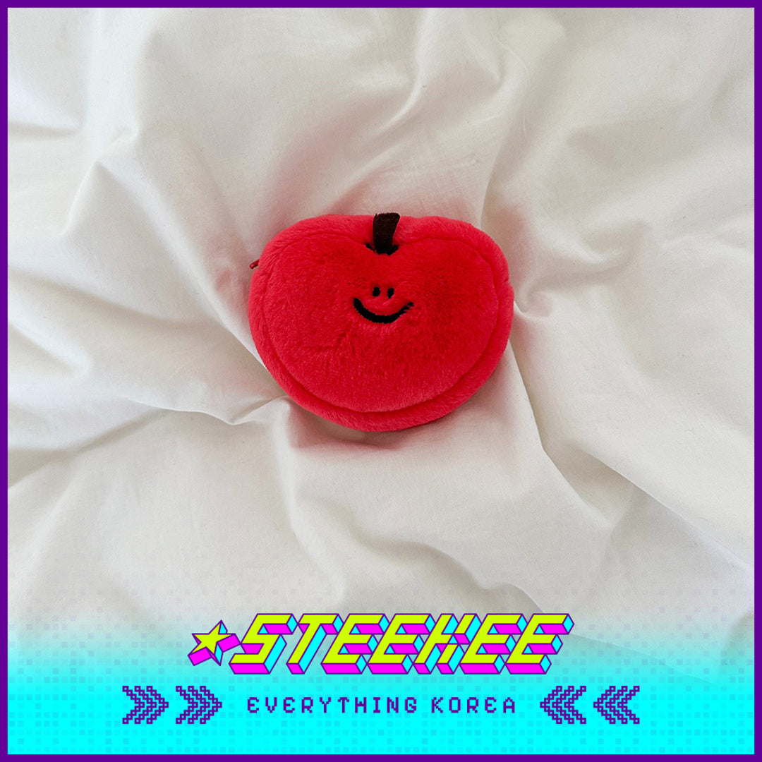 SECOND MORNING Lemon Sweet Potato Carrot Apple Plush Mini Storage Bag by Steekee Korea 4489