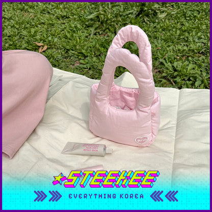 SECOND MORNING Pure Cotton Soft Fluffy Mini Bag by Steekee Korea 4490