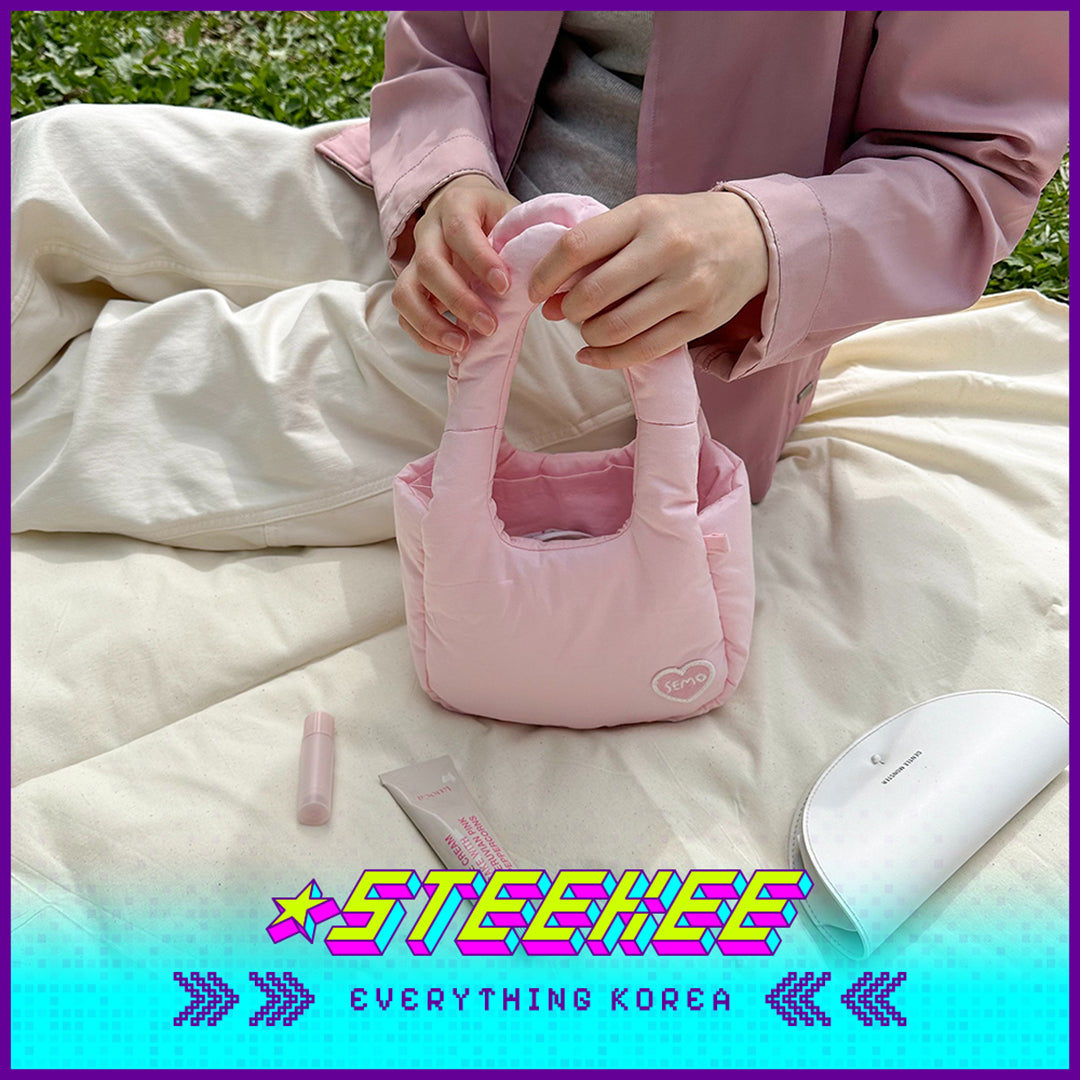 SECOND MORNING Pure Cotton Soft Fluffy Mini Bag by Steekee Korea 4490