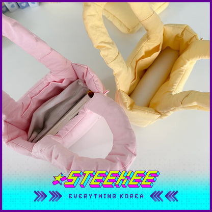 SECOND MORNING Pure Cotton Soft Fluffy Mini Bag by Steekee Korea 4490