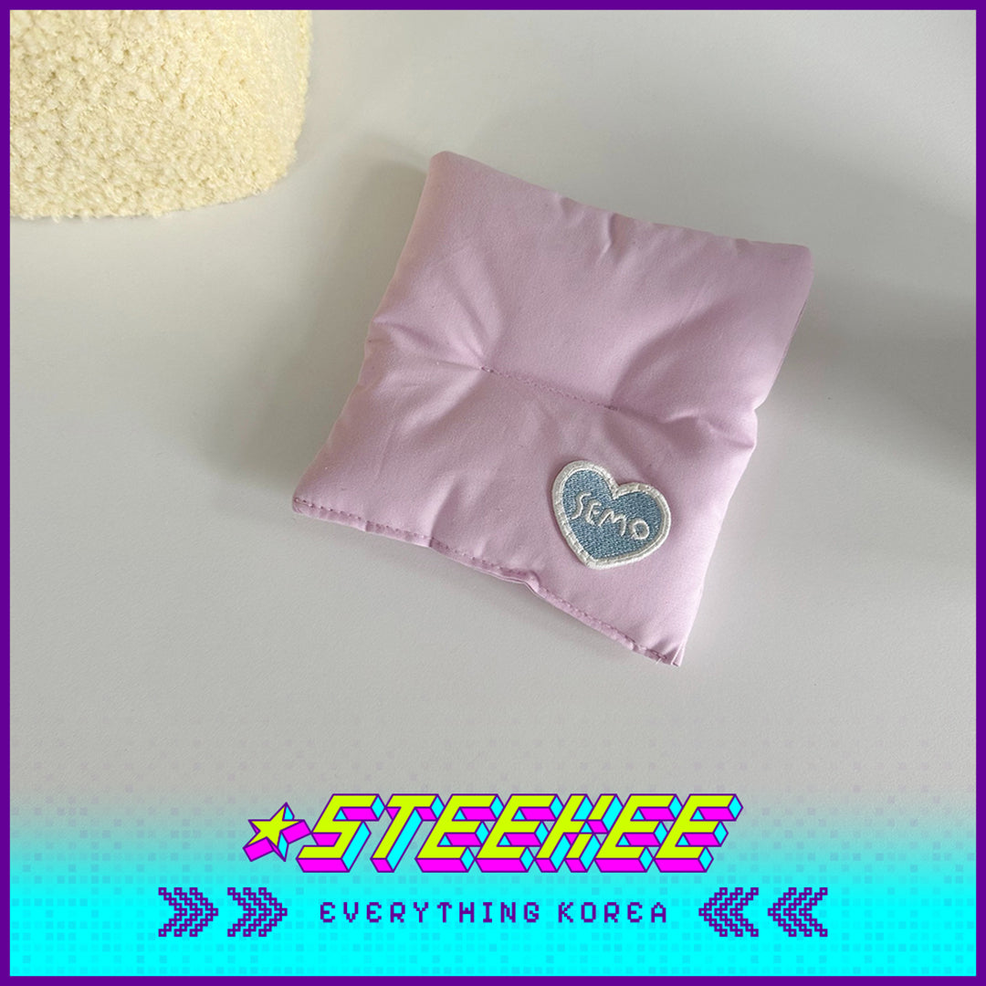 SECOND MORNING Pure Cotton Cloud Fluffy Insulated Coaster, Shiny Korea 4491