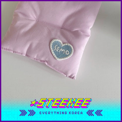 SECOND MORNING Pure Cotton Cloud Fluffy Insulated Coaster, Shiny Korea 4491