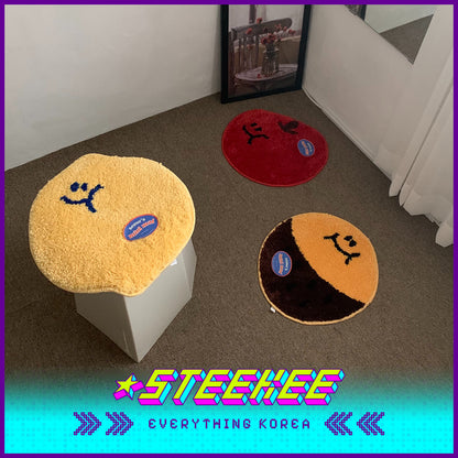 SECOND MORNING Apple Lemon Sweet Potato Soft Plush Floor Mat by Steekee Korea 4492