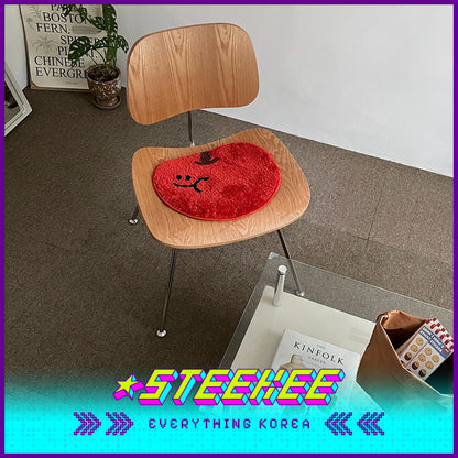 SECOND MORNING Apple Lemon Sweet Potato Soft Plush Floor Mat by Steekee Korea 4492