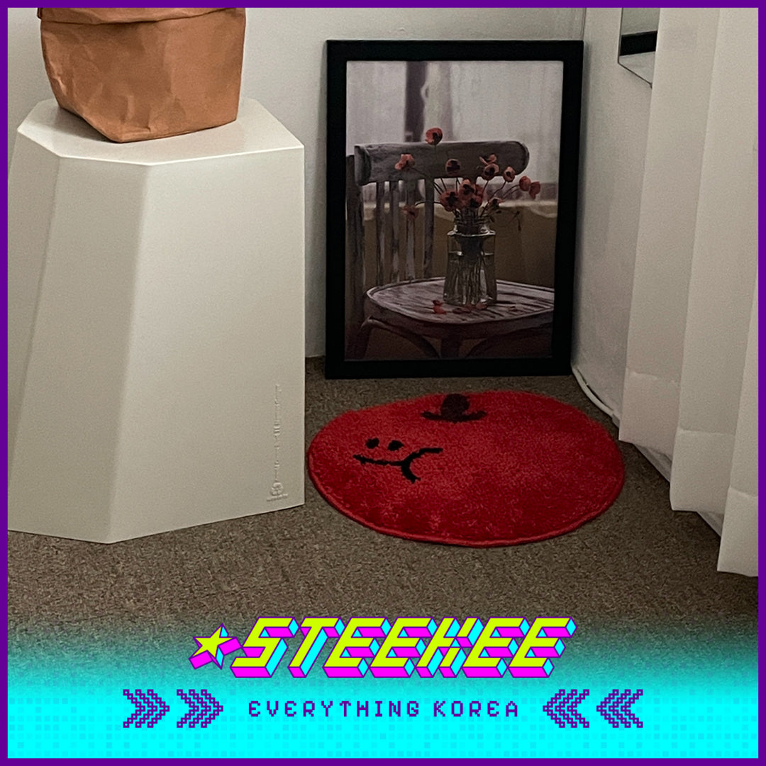 SECOND MORNING Apple Lemon Sweet Potato Soft Plush Floor Mat by Steekee Korea 4492