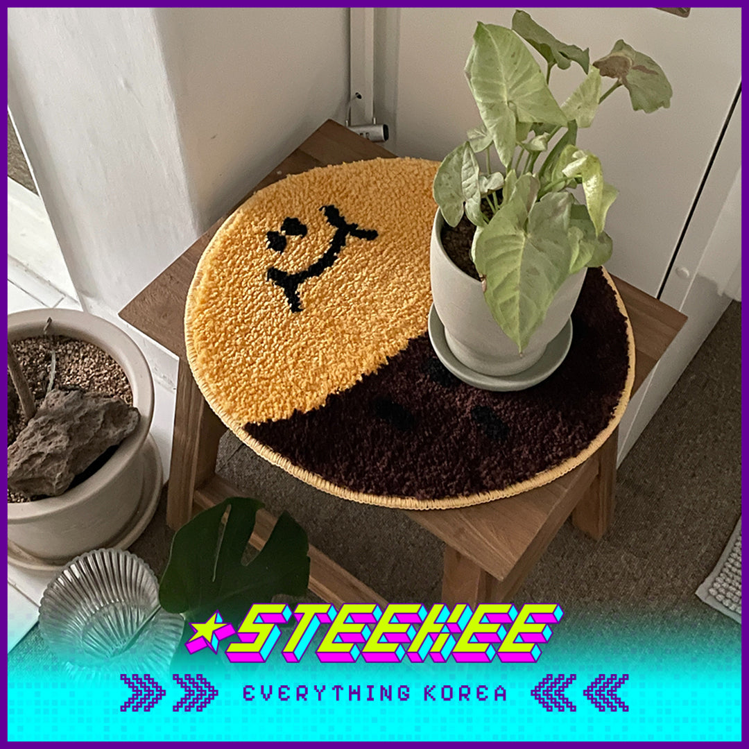 SECOND MORNING Apple Lemon Sweet Potato Soft Plush Floor Mat by Steekee Korea 4492