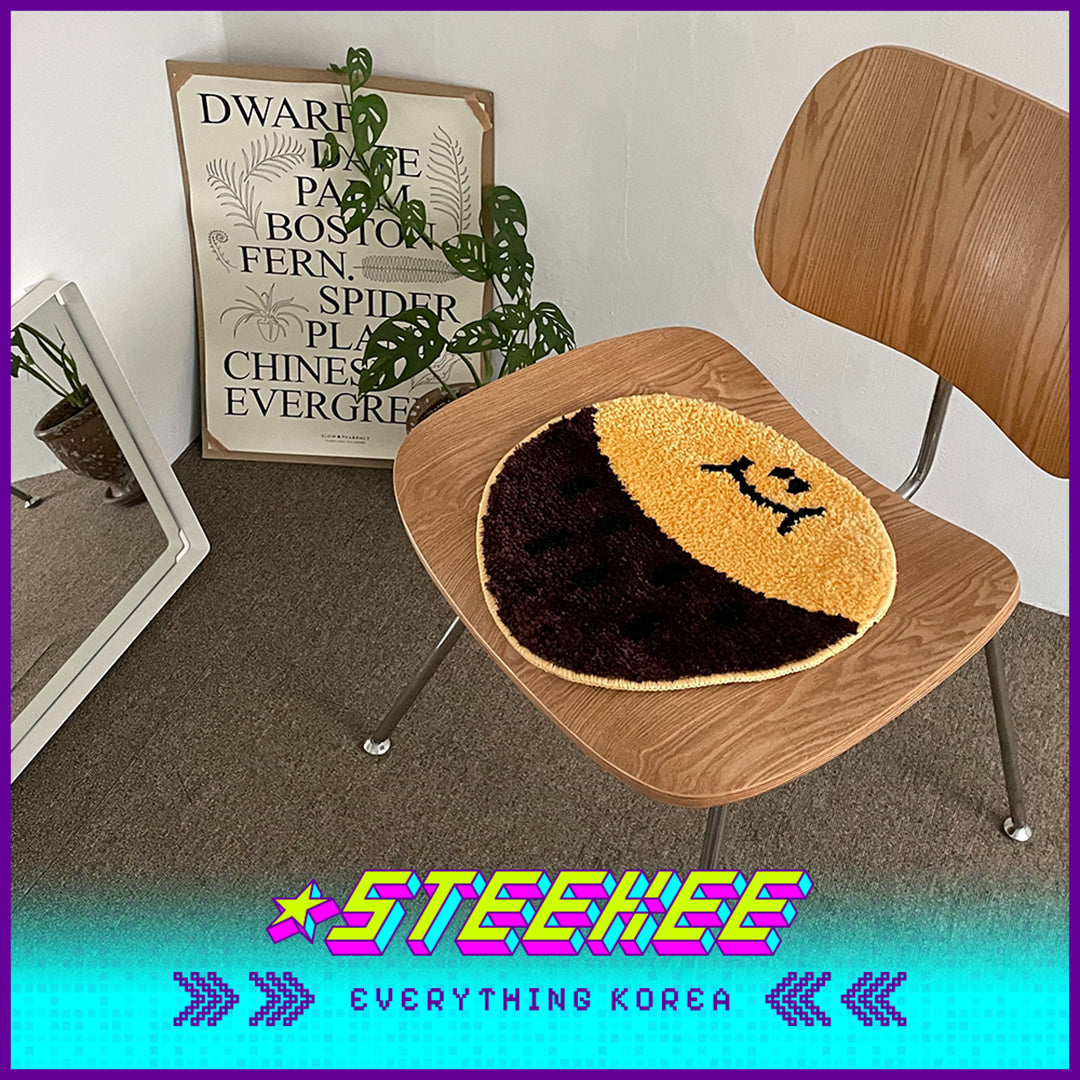 SECOND MORNING Apple Lemon Sweet Potato Soft Plush Floor Mat by Steekee Korea 4492