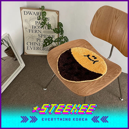 SECOND MORNING Apple Lemon Sweet Potato Soft Plush Floor Mat by Steekee Korea 4492