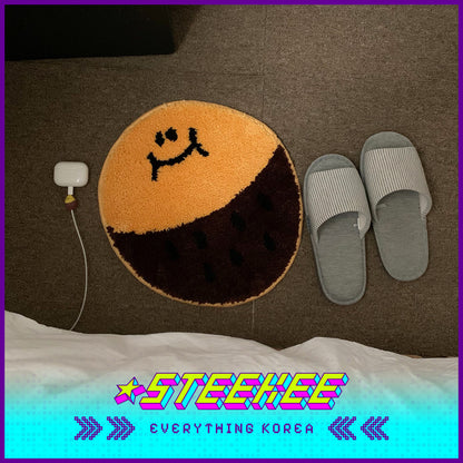 SECOND MORNING Apple Lemon Sweet Potato Soft Plush Floor Mat by Steekee Korea 4492