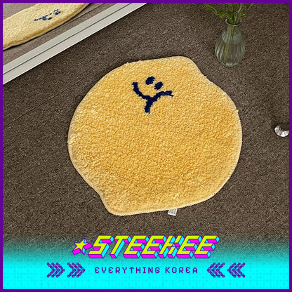 SECOND MORNING Apple Lemon Sweet Potato Soft Plush Floor Mat by Steekee Korea 4492