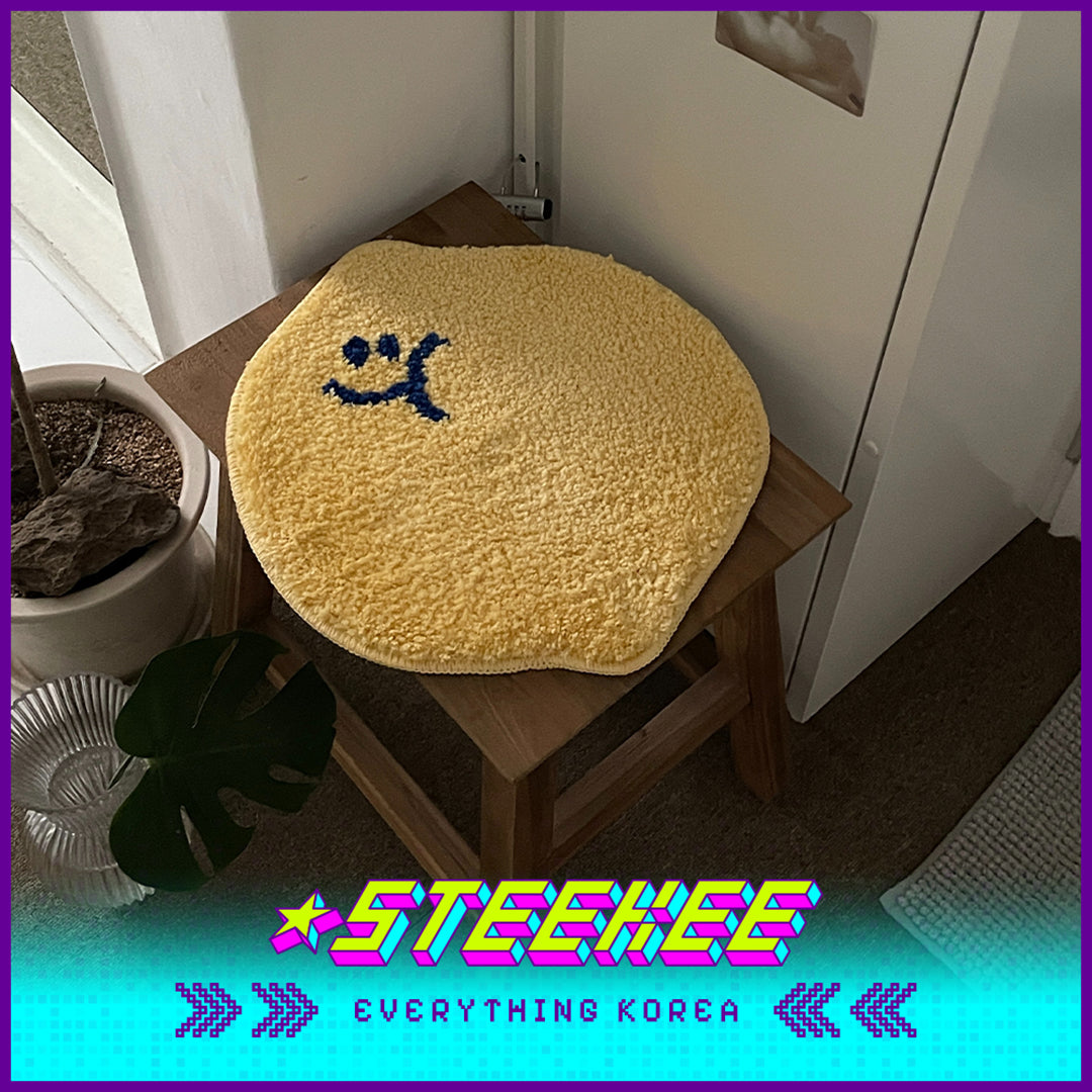 SECOND MORNING Apple Lemon Sweet Potato Soft Plush Floor Mat by Steekee Korea 4492
