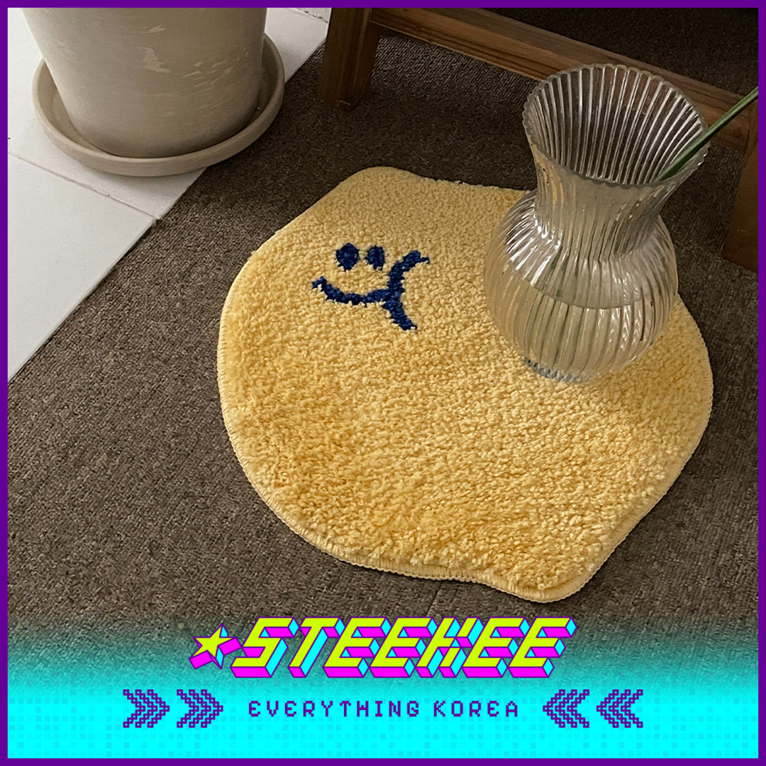 SECOND MORNING Apple Lemon Sweet Potato Soft Plush Floor Mat by Steekee Korea 4492