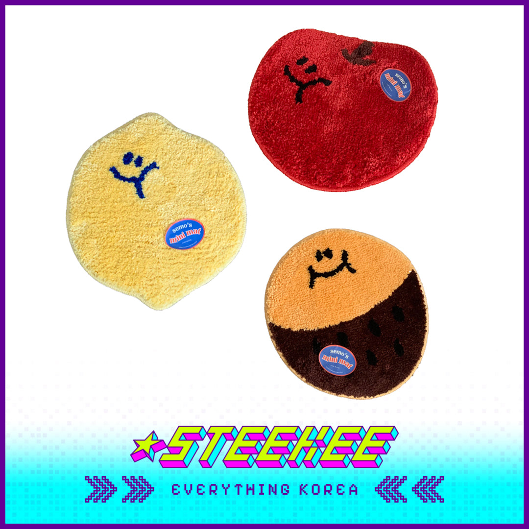 SECOND MORNING Apple Lemon Sweet Potato Soft Plush Floor Mat by Steekee Korea 4492