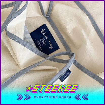 SECOND MORNING Simple Colorblock Large Capacity Shoulder Bag by Steekee Korean 4497