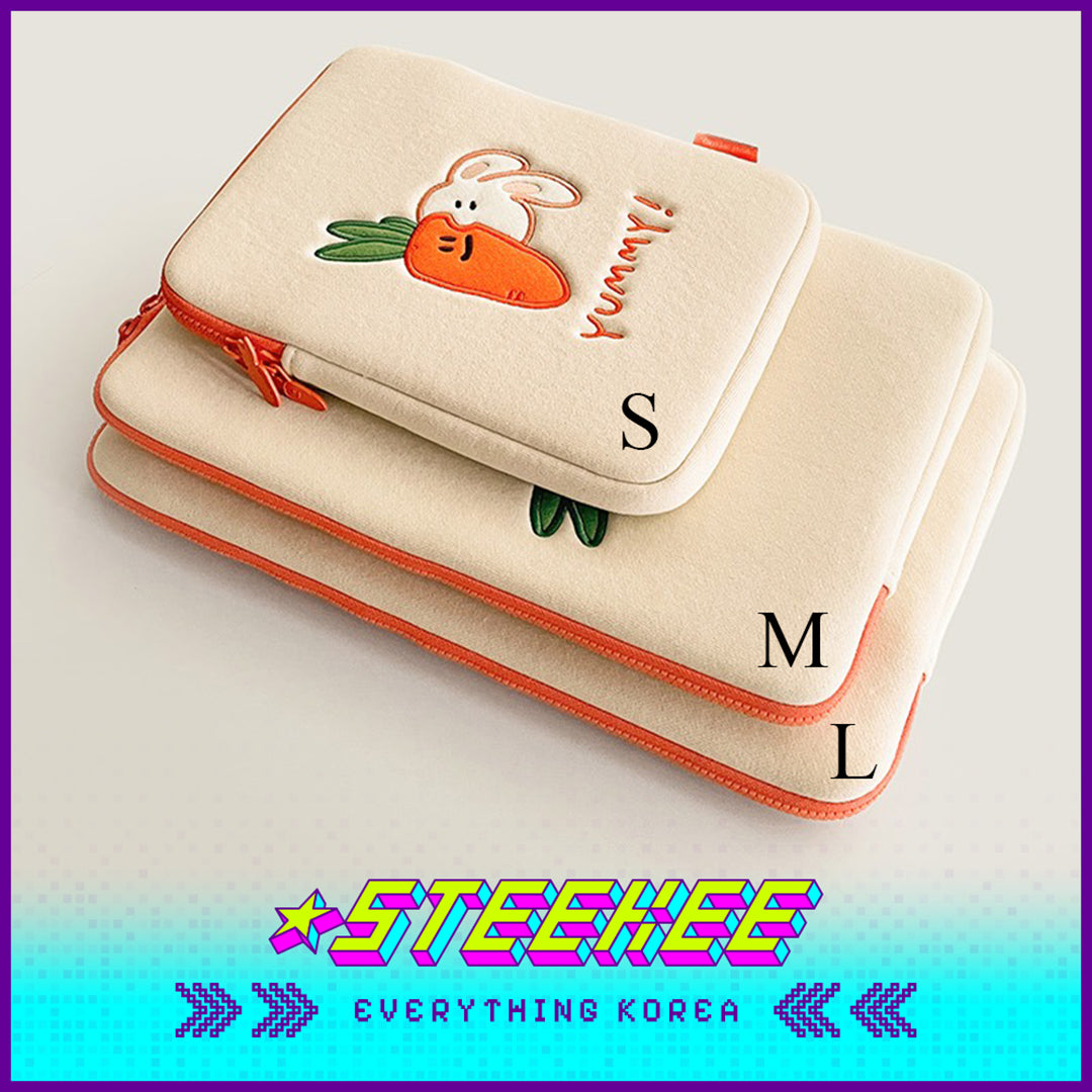 SECOND MORNING Carrot Tablet Laptop Case by Steekee Korea 4499